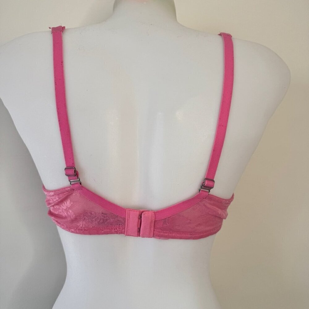 Victoria's Secret Bra Body by Victoria Lined DemiPink Lace Soft Comfy Sz 36C - Picture 2 of 12
